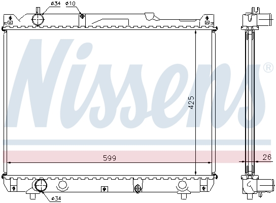 Nissens Radiateur 64196A