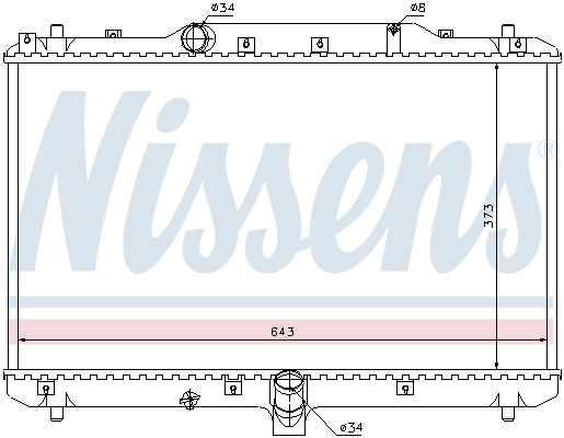 Nissens Radiateur 64198