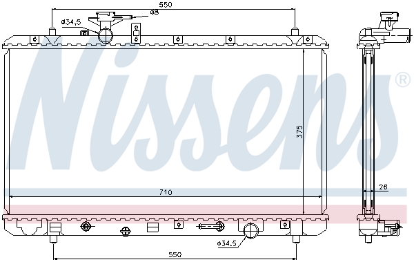 Nissens Radiateur 64205