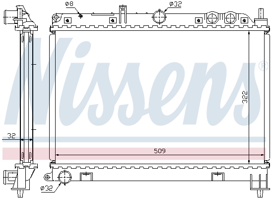 Nissens Radiateur 64210A