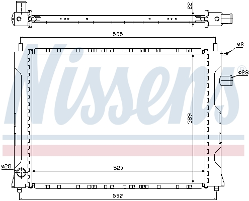 Nissens Radiateur 642111