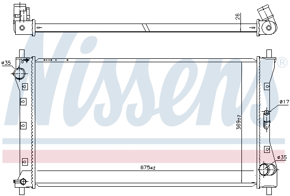 Nissens Radiateur 64256