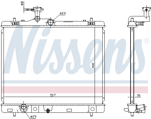 Nissens Radiateur 64257