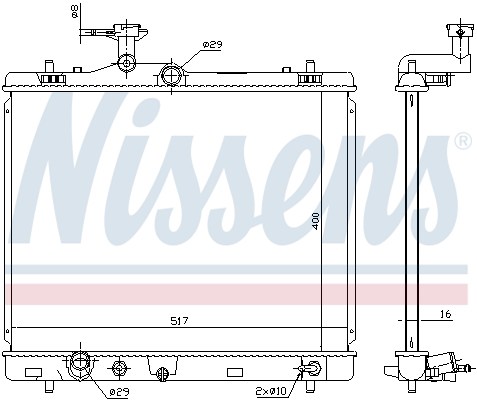 Nissens Radiateur 64258