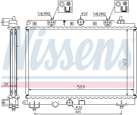 Nissens Radiateur 64304A