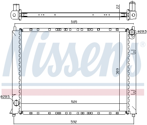 Nissens Radiateur 64307A