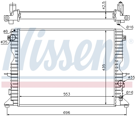 Nissens Radiateur 64311A