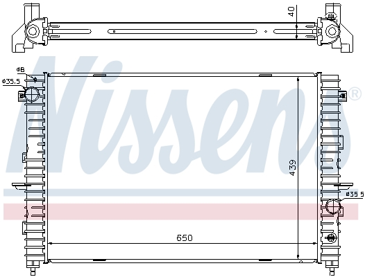 Nissens Radiateur 64313A