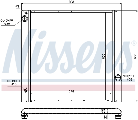 Nissens Radiateur 64314