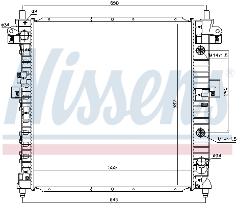 Nissens Radiateur 64316