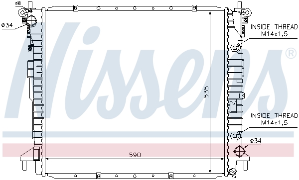 Nissens Radiateur 64317