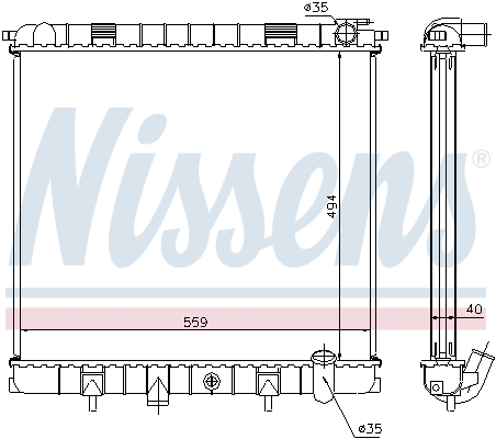 Nissens Radiateur 64319A