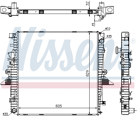 Nissens Radiateur 64320A