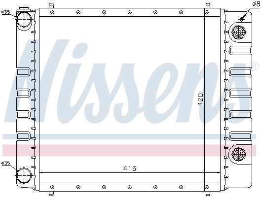 Nissens Radiateur 64328