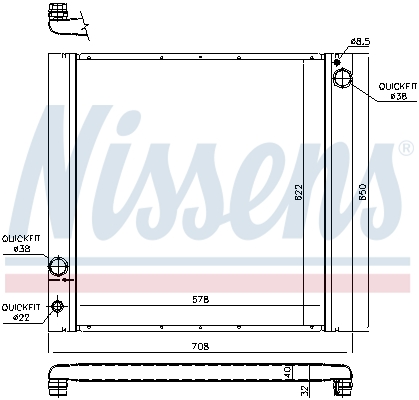 Nissens Radiateur 64329