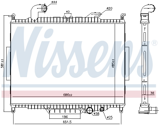 Nissens Radiateur 64330