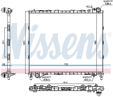 Nissens Radiateur 64331