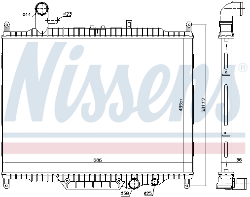 Nissens Radiateur 64332