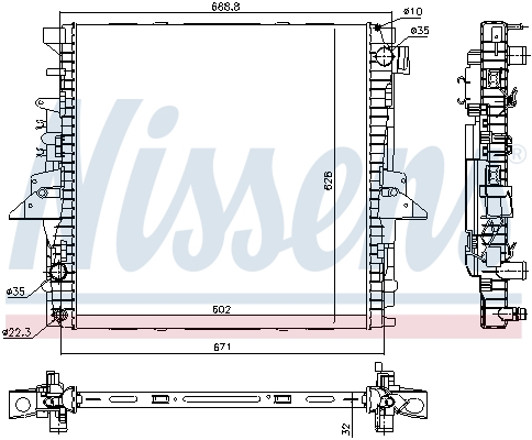 Nissens Radiateur 64333