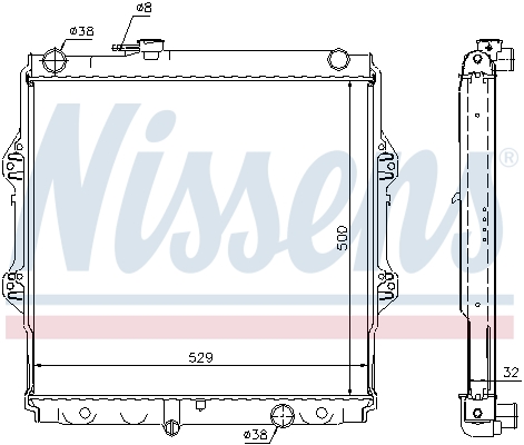 Nissens Radiateur 64598A