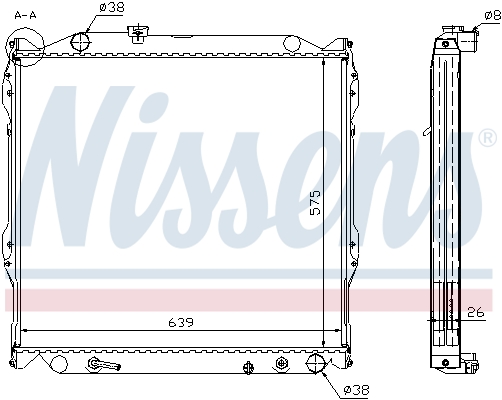 Nissens Radiateur 64637A