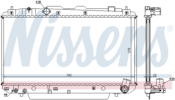 Nissens Radiateur 64638A