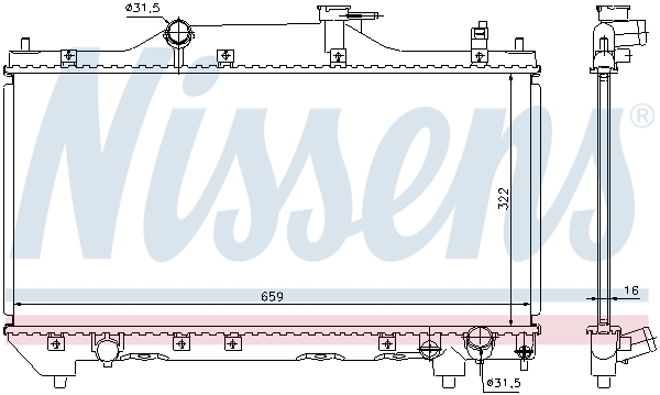 Nissens Radiateur 64640A