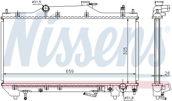 Nissens Radiateur 64642A