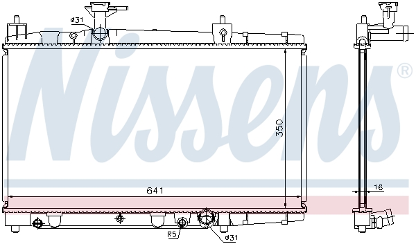Nissens Radiateur 64645A