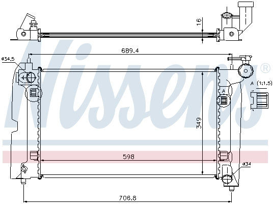 Nissens Radiateur 64646A