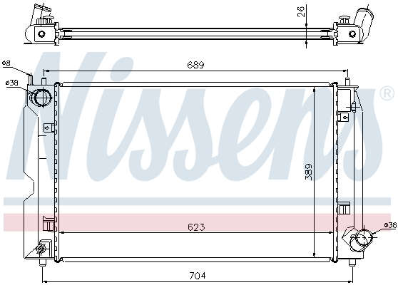 Nissens Radiateur 64647A