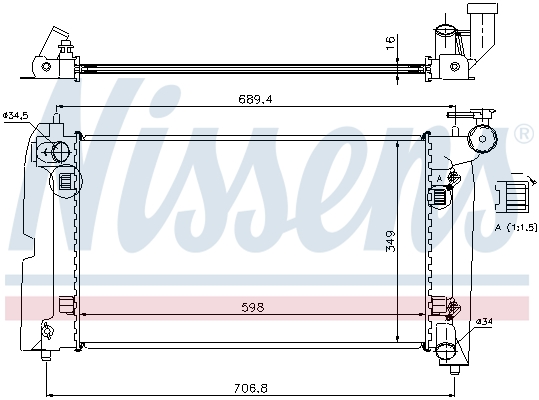 Nissens Radiateur 64648A