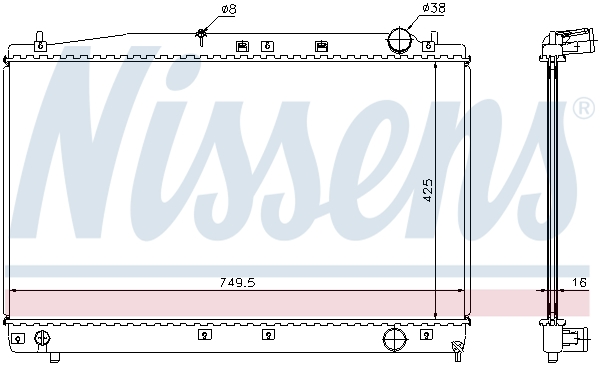 Nissens Radiateur 64654A