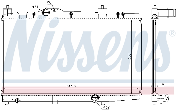 Nissens Radiateur 64655A