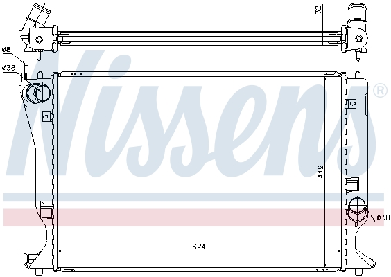 Nissens Radiateur 64666A