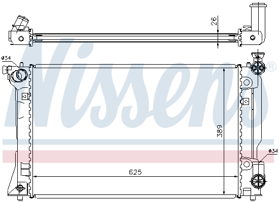 Nissens Radiateur 64667A