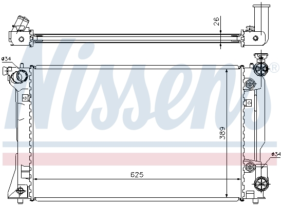 Nissens Radiateur 64668A