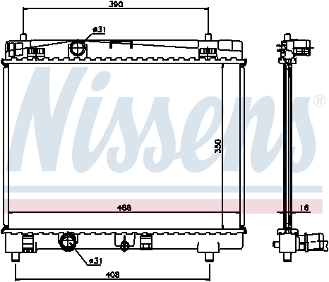 Nissens Radiateur 64671A