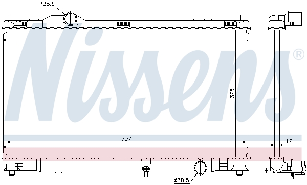 Nissens Radiateur 64672