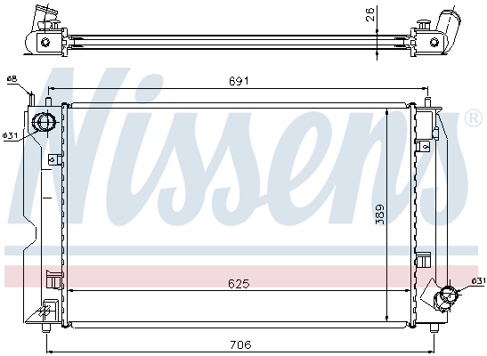 Nissens Radiateur 64679A