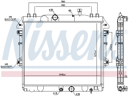 Nissens Radiateur 646807