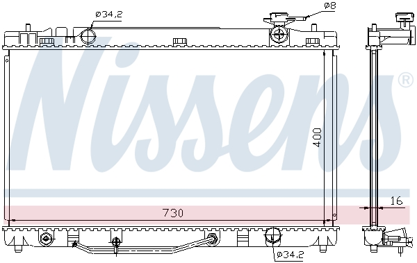 Nissens Radiateur 646808