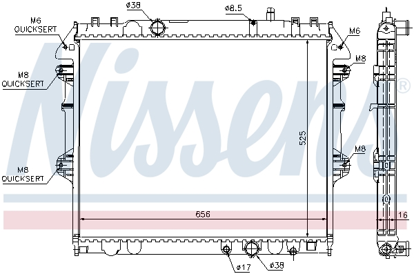 Nissens Radiateur 64681