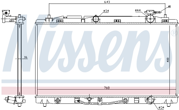 Nissens Radiateur 646812