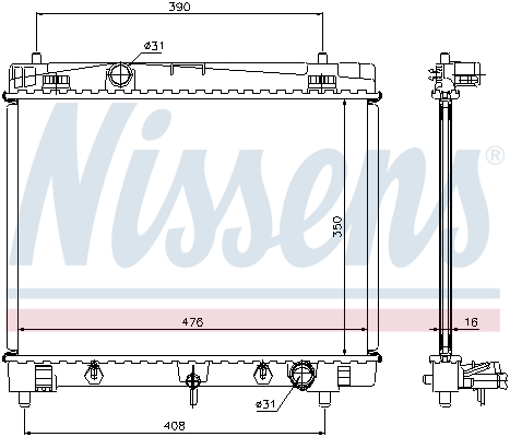 Nissens Radiateur 64682