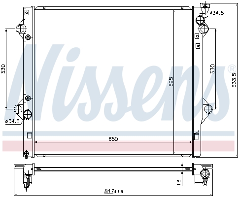 Nissens Radiateur 646822