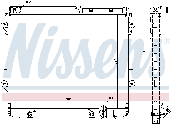 Nissens Radiateur 646826