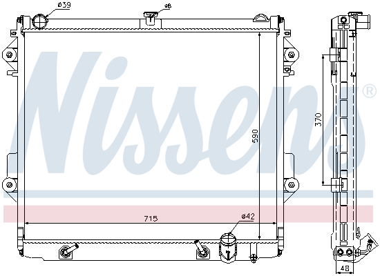 Nissens Radiateur 646827