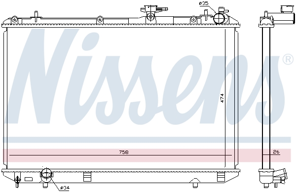 Nissens Radiateur 646828