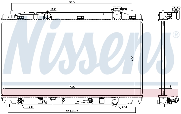 Nissens Radiateur 646844